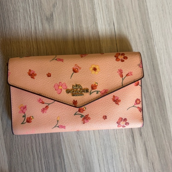 Coach Handbags - Coach Pink Floral Clutch